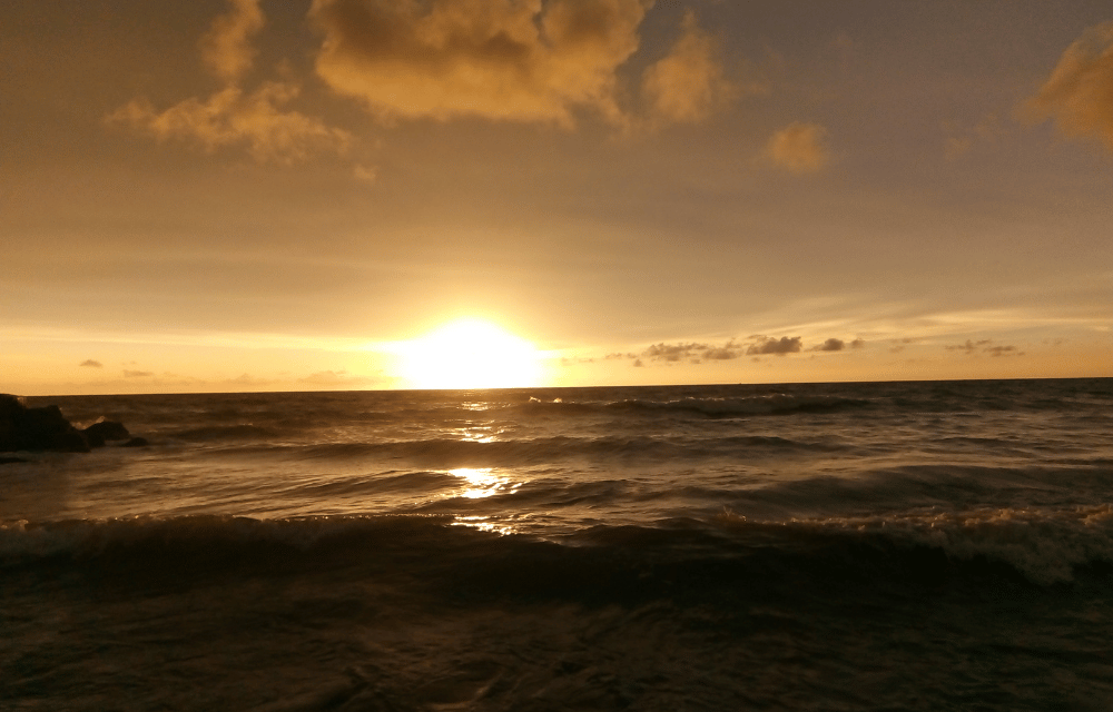 Negombo Beach at night by TravelPlanner