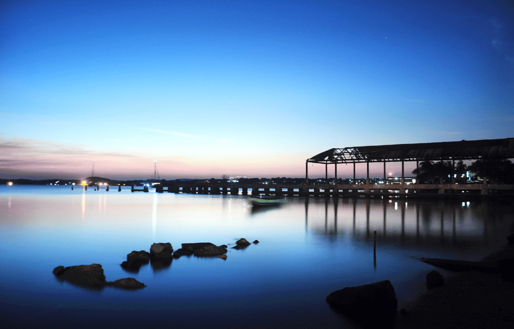 Trincomalee beach at night by TravelPlanner
